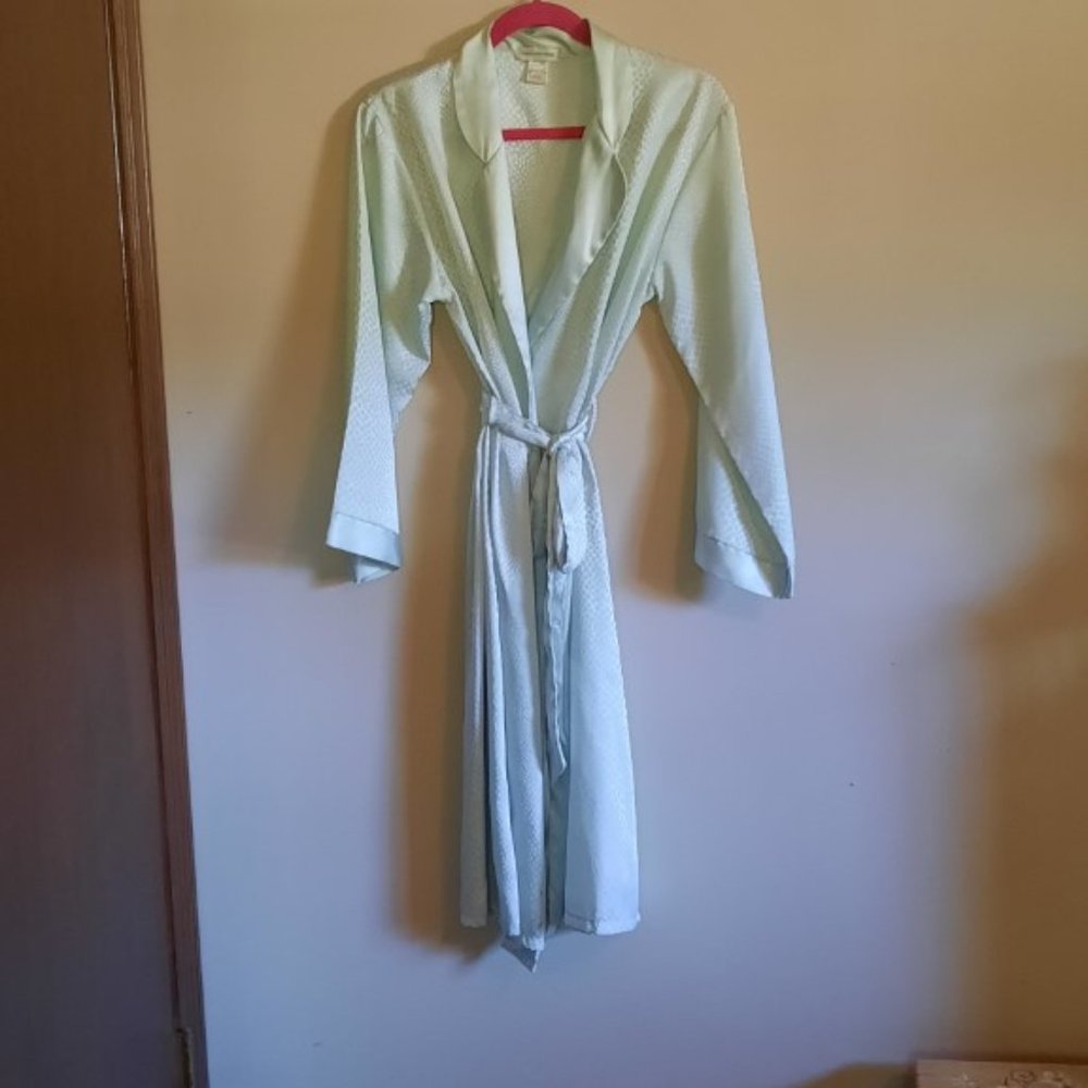 Jones New York Robe & Gown Ensemble Mint Green